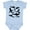 AE-Light Blue, variant on School of Sharks Boys or Girls Baby Bodysuit