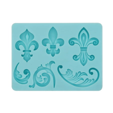 UPC: 0195158463248 | Fleur-De-Lis Silicone Fondant Mold by Celebrate It®