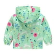 thumbnail image 2 of Toddler Jacket with Hooded Cartoon Lightweight Baby Girls Boys Spring Windbreaker Outerwear for Kids 4-5T, 2 of 9