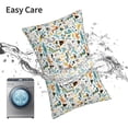 thumbnail image 6 of Pofeuu Cartoon Dinosaur Print Polyester Microfiber Plush Pillowcases, Super Soft and Cozy Pillow Case Covers with Envelop Closure（Pillow core not included）-16"x24", 6 of 6