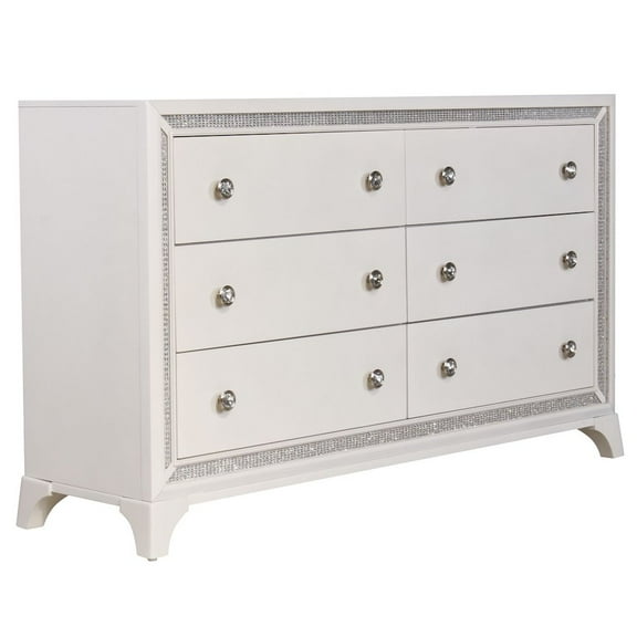 Steve Silver Cassie Illuminating Glam Horizontal Dresser
