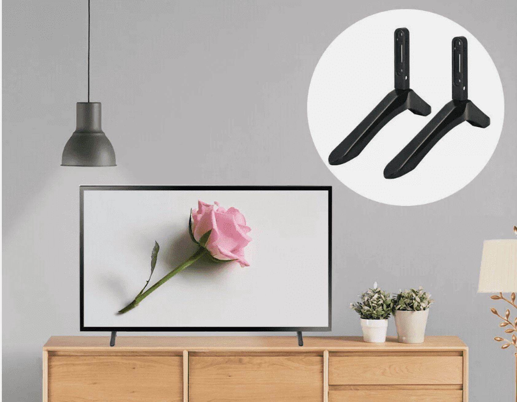 Tv Stand Leg Tv Base Pedestal Feet Desk Top Pedestal Mount 32-65 For Samsung Lg