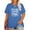 2-blue, variant on XCHQRTI Nope Not Today Womens Graphic Shirt Inspirational Plus Size Tees Short Sleeve Summer Casual Tops
