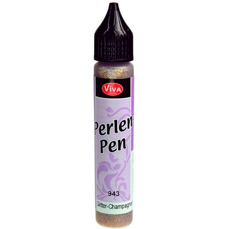 Viva Decor Pearl Pen 25ml-glitter Champagne