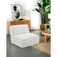 thumbnail image 2 of Sunny Upholstered Armless Chair Natural, 2 of 11