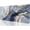 Blue Gray Gold Marble, variant on Extended Gaming Mouse Pad 31.5 x11.8 inch, Large Non-Slip Rubber Desk Mat for Gamers, Waterproof Smooth Surface for Precise Mouse Control, Washable Computer Keyboard Pad (Gothic Dark Library)