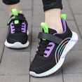 thumbnail image 4 of Willtoo Girls Boys Running Shoes Lightweight Kids Shoes Non-Slip Black Sneakers Comfortable Athletic School Breathable Girls Sneakers, 4 of 5