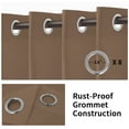 thumbnail image 2 of Easy-Going Grommet Curtain Panels Outdoor Curtains, 52” x 120” (Set of 2 Panels), 2 of 7