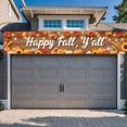 thumbnail image 2 of Decorative Design Happy Fall Banner Festive Leaves Thanksgiving Decoration Pumpkin for Autumn Celebration Outdoor Indoor, 2 of 9