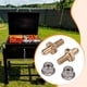 thumbnail image 5 of Kit de 2 pasadores y pernos de bisagra para puerta de parrilla, herrajes de latón y acero inoxidable, piezas de puerta resistentes a oxidación, 5 of 8