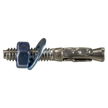 

1/4 -20 x 1-3/4 18-8 Stainless Concrete Wedge Anchors (50 pcs.)