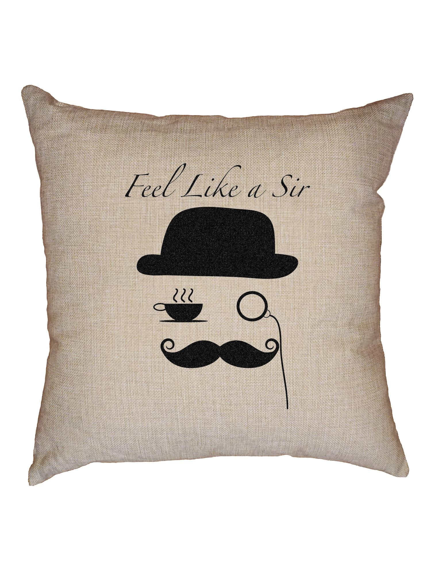 Funny Fancy Feel Like A Sir Hilarious Meme Geeky Decorative Linen Throw