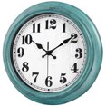 thumbnail image 5 of 12 Inch Retro Wall Clock Silent,Accurate Time,Big Numbers,Quartz,Analog,Green, 5 of 7