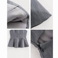 thumbnail image 6 of Bow- Tie Backless Tank Top Sleeveless Waisted Skirt Style Women'S Top Grey L, 6 of 9