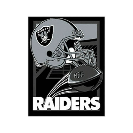 NFL - Oakland Raiders Game-Time Woven Jacquard Throw