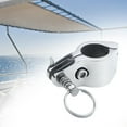thumbnail image 6 of yotijay Boat Top Hinged Jaw Slide Clamp with Ring Heavy Duty Support Yacht Tube Rail 22mm, 6 of 9
