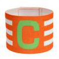 thumbnail image 1 of Brazalete Capitan Banda Ajustable Transpirable para Capitán de Fútbol (Naranja), 1 of 3