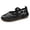 Black, variant on Girls Breathable Soft Sole Kids Casual Dance Shoes Lightweight Mesh Ons For Toddler Cute Child Footwear