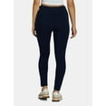 thumbnail image 4 of Time and Tru Women's High-Rise Ankle Knit Leggings, 27" Inseam, Sizes XS-XXXL, 4 of 6
