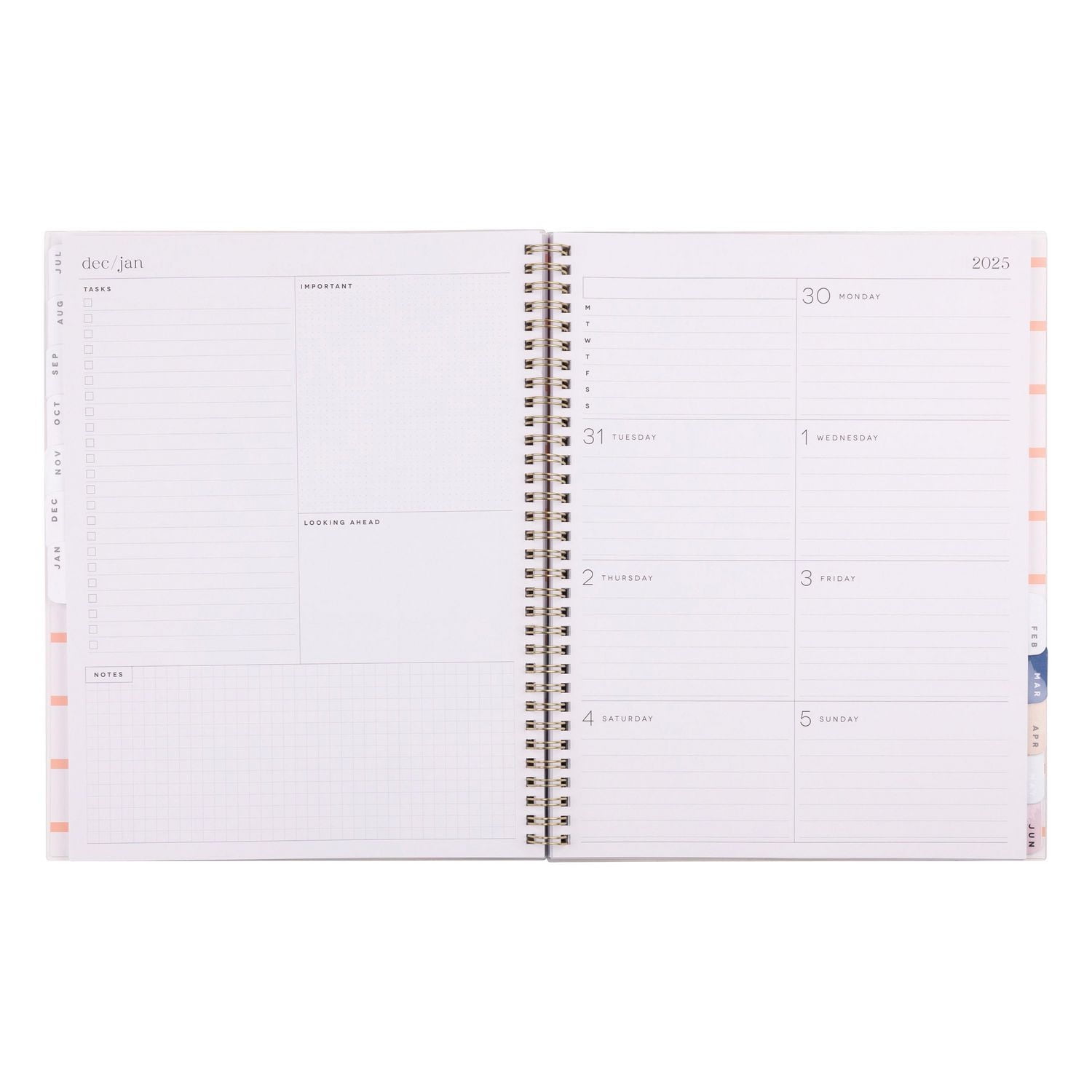 Organized by Happy Planner 12-Month Planner, Big- 10 x 12, Flower Market