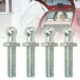 thumbnail image 1 of 4Pcs 10mm Ball Studs Kit, High Hardness Rugged Stable Washers, Suitable For Tonneau Covers, Tool Boxes, RVs, Cars, And More, 1 of 8