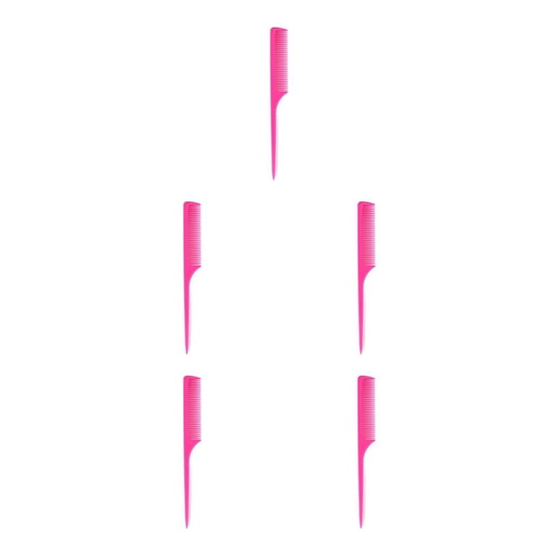 Peine Profesional Seitruly 5piezas Rosa roja
