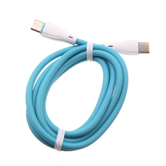 4ft USB-C Cable for Samsung Galaxy Tab S9 FE/Plus - PD Fast Charger Cord Power Wire (Type-C to Type-C) Sync Blue for Galaxy Tab S9 FE/Plus