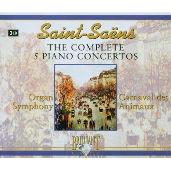 SAINT SAENS: THE COMPLETE 5 PIANO CONCERTOS