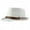 White, variant on Clearance! Fdelink Unisex Summer Straw Structured Packable Sun Summer Beach Hat Cuban Trilby Hat, Fashion Hat (Beige)