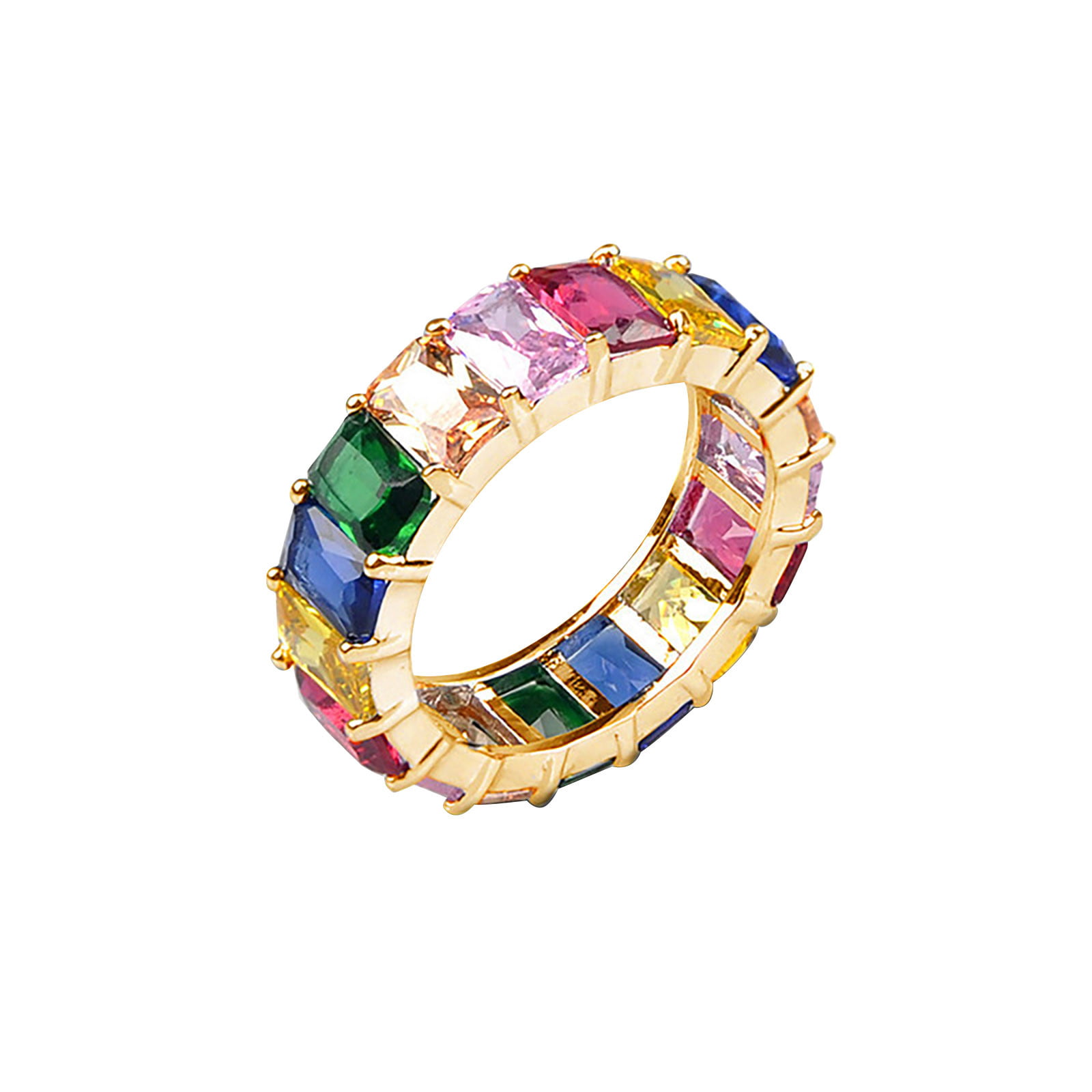 Multicolor Zircon Stone Rings For Women Wholesale Fashion Gemstone Jewelry  Accessories With Display Box Perfect For Parties And Gifting From  Zecen2020, $22.63