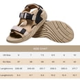 thumbnail image 2 of Camel Crown Women's Hiking Sandals Arch Support Casual Summer Outdoor Beach Sandals Open Toe Athletic Shoes Outdoor Khaki, 2 of 6
