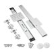 thumbnail image 4 of Rieles deslizantes para puertas de gabinetes abatibles ocultos, kit de herrajes para puertas de fácil instalación para gabinetes de cocina, , 600 mm, 4 of 8