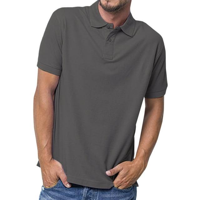 Basico (Gris) Polos à Col pour Femmes 100 % Coton Manches Courtes Polos de Golf pour Femmes et Juniors