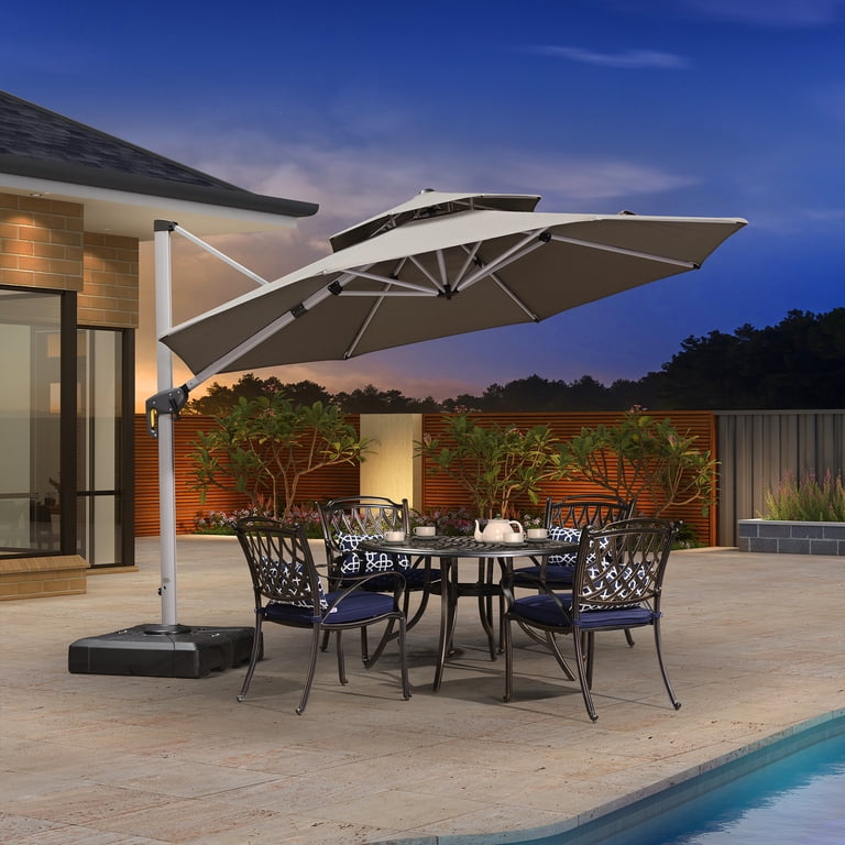 graphite cantilever patio umbrellas 12x12ft Best Umbrella with Sunbrella Fabric, Large Outdoor Umbrella, Spectrum Indigo Since its launch in 2013 FIM P-Series 11.5' Square Cantilever