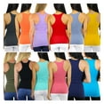 thumbnail image 7 of ToBeInStyle Women's Pack of 3 Randomly Selected Racerback Tank Top - Large, 7 of 7