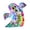 B, variant on Halloween Decor LED Ghost Light Prismatic Iridescent Shining Indoor Lamp, Gorgeous Phantom Ghost with Color-Changing Shimmer, Battery Operated, Gift for Women Men Kids(A)