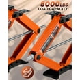thumbnail image 2 of Kohree 2-Pack 8000lbs RV Scissor Jacks,Heavy Duty RV Trailer Camper Stabilizer Leveling with Crank Handle & Drill Bit,4-24" Adjustable Height,Orange, 2 of 9