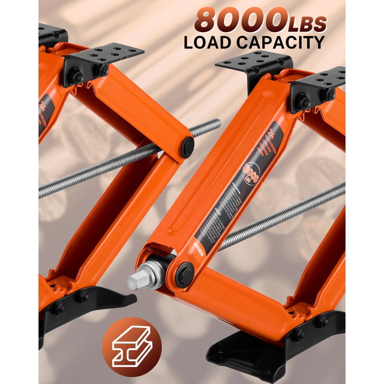 Kohree 2-Pack 8000lbs RV Scissor Jacks,Heavy Duty RV Trailer