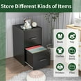 thumbnail image 7 of 2 Drawer File Cabinet with Lock, Vertical Filing Cabinet for Home Office, Heavy Duty Storage for Letter Size, Assembly Required, 7 of 7