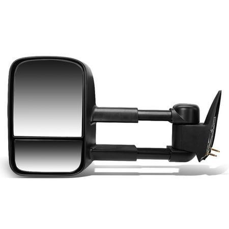 00 Chevy Silverado Manual - For 2003 to 2007 Chevy Silverado / GMC Sierra Manual Adjustment / Telescoping Towing Mirror (Left / Driver)