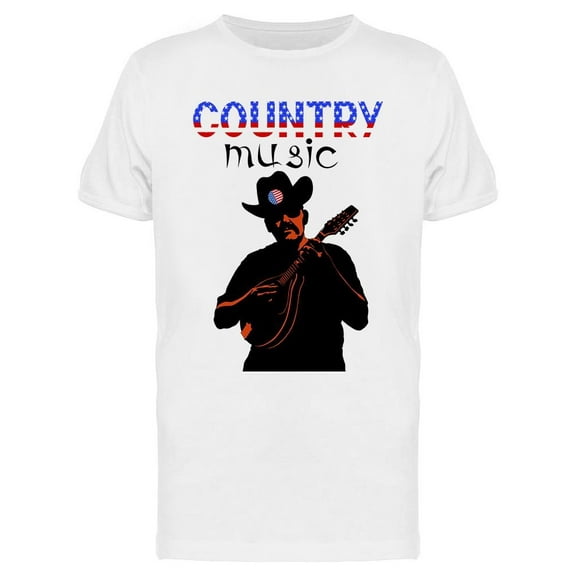 Singer Of Country Music T-Shirt Men -Image by Shutterstock, Male XX-Large