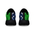 thumbnail image 4 of St Patrick's Day American flag Irish Celtic Cross Shoes Sneakers Black Size 3.5, 4 of 7