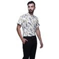 thumbnail image 2 of BESTMAN Printed Shirts For Men Short Sleeve Button Down Casual Cotton Shirt, 2 of 5