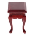 thumbnail image 5 of QSTDGVPW 1:12 Scale Dolls House Furniture Wooden End Table, Miniature Coffee Tea Table, 5 of 9