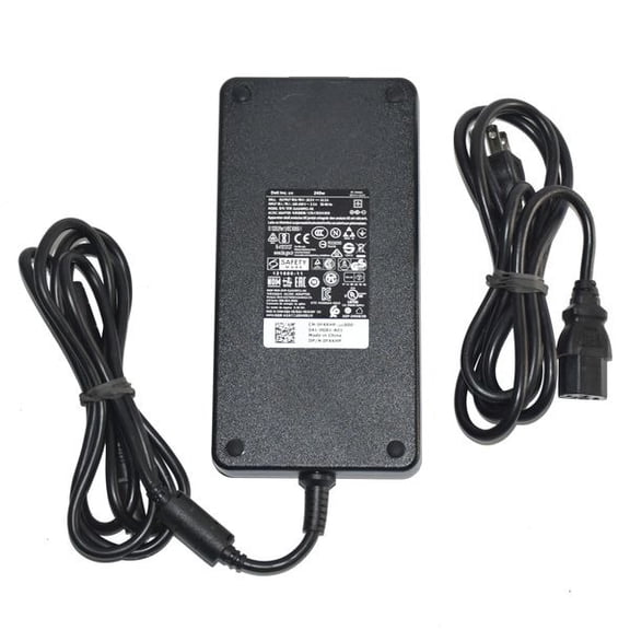 Pre-Owned Yustda 240 Watt 19.5V 12.3A AC/DC Adapter Replacement for PA-9E DELL Alienware M17x M17x R4 M18x M18x X51 Precision M6500 M6600 M6800 FWCRC U896K 450-18931 6RTIJ Y044M Y047M Power Supply Cord