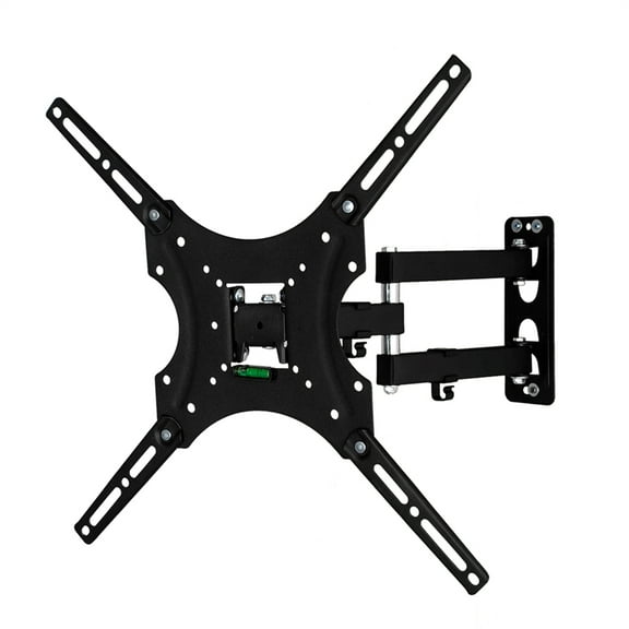 UWR-Nite TV Mount for Most 26-55 Inch TVs, Full Motion TV Wall Mount with Perfect Center Design on Single Stud Articulating Mount Max VESA 400x400mm up to 66 LBS