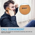 thumbnail image 5 of Compatible with iPhone 12 Mini Wallet Case, PU Leather Flip Folio Case with Card Holders RFID Blocking Kickstand [Shockproof TPU Inner Shell] Phone Cover For iPhone 12 Mini, Brown, 5 of 11
