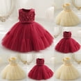 thumbnail image 4 of ZQUUVOU Girls Tank Tutu Dress Sleeveless Round Neck Tulle Ball Gown Birthday Party Photoshoot Casual Party Sundress Yellow, 4 of 4
