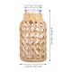 thumbnail image 5 of unbranded 1Ud Florero De Cristal Con Tejido Para Arreglo Floral Y De Hogar, 5 of 6