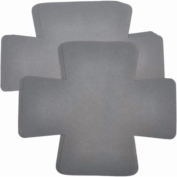 12Pcs Pot and Pan Protectors Gray Large 2 Sizes Cookware Scratching Protecting Dish Dividers Pads Thick Felt Washable Reusable